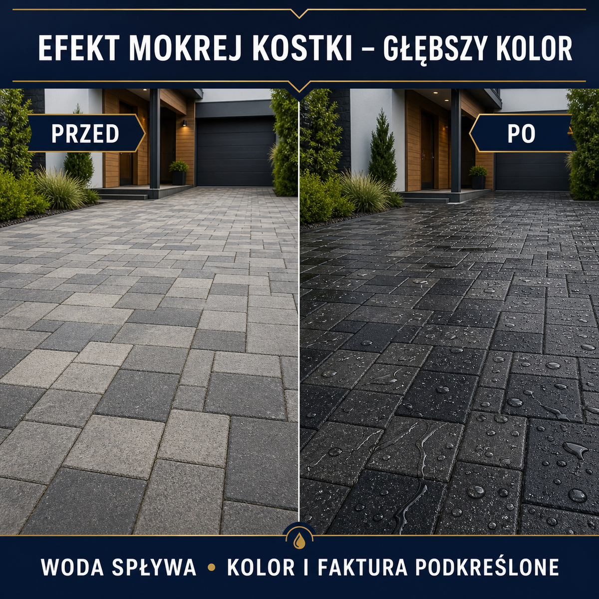 ESANDOL pro line hydrophobic coating paving block