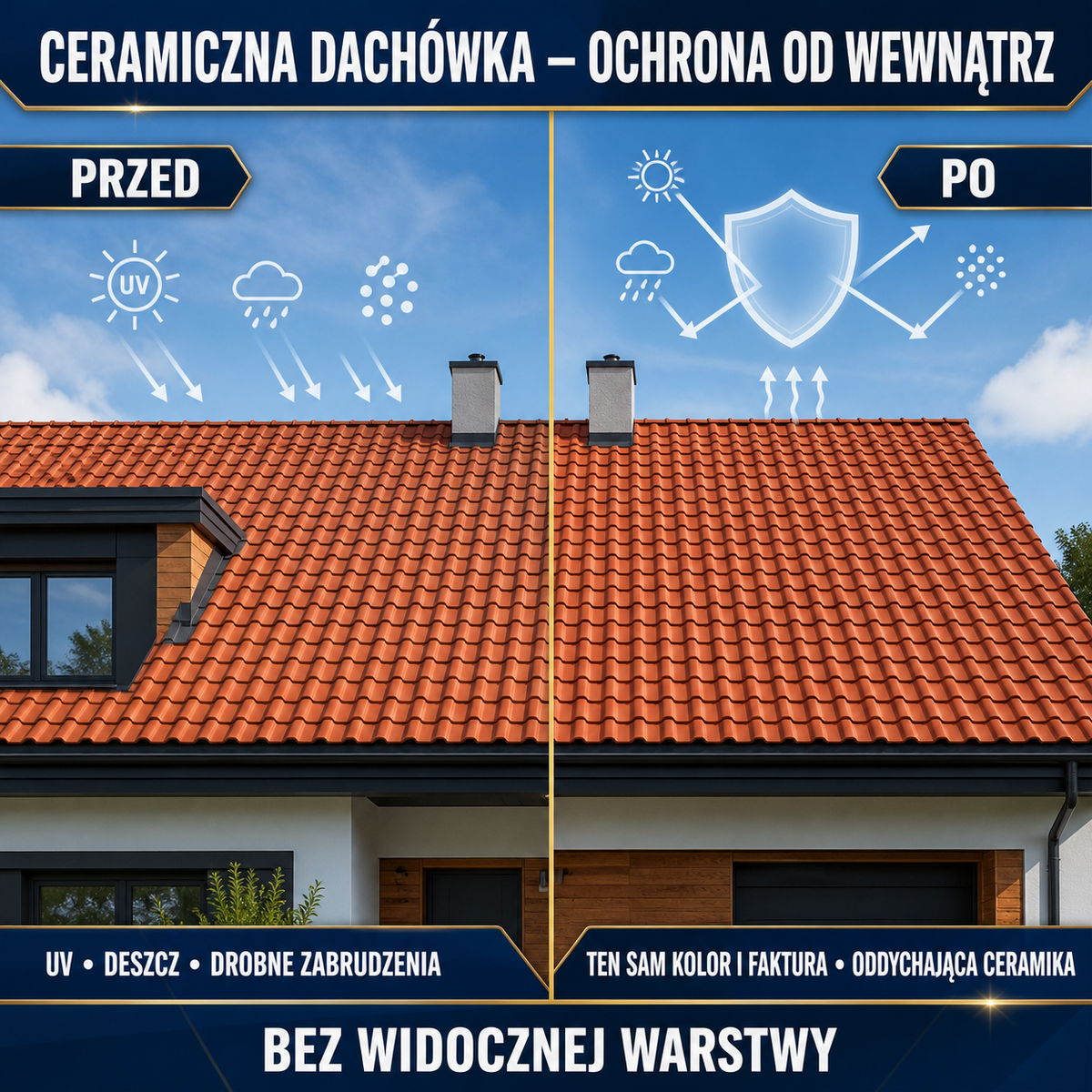 ESANDOL pro line protective coating ceramic roof tile
