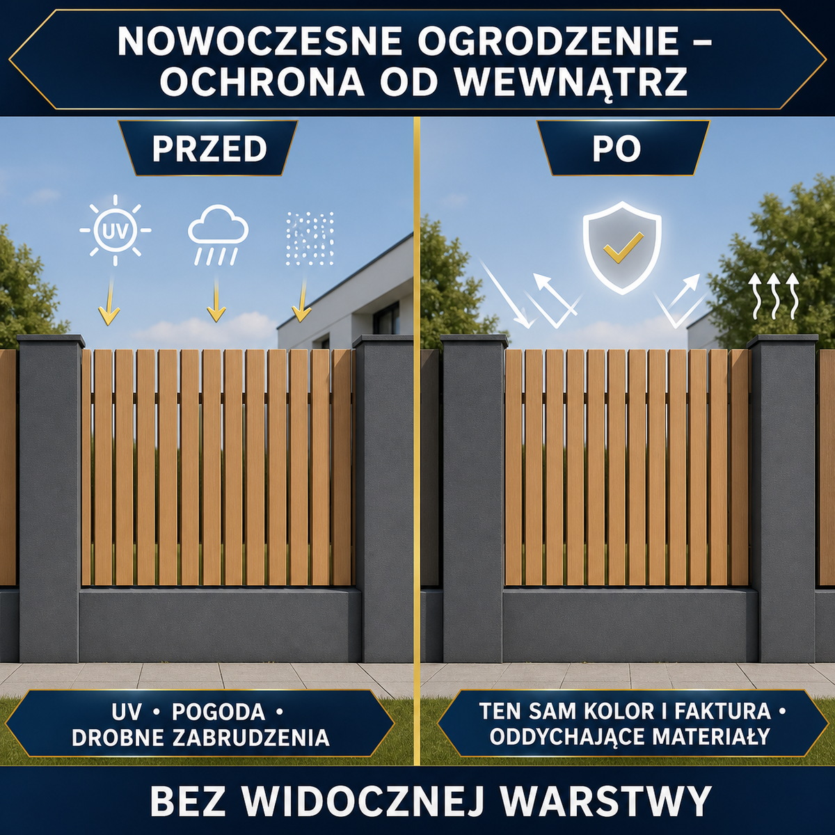 ESANDOL pro line protective coating fence