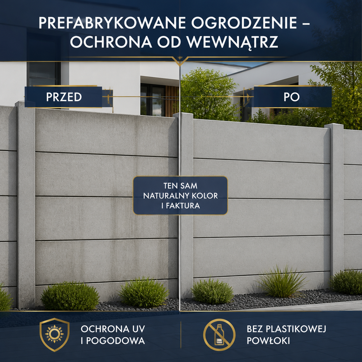 ESANDOL pro line protective coating prefabricated fence