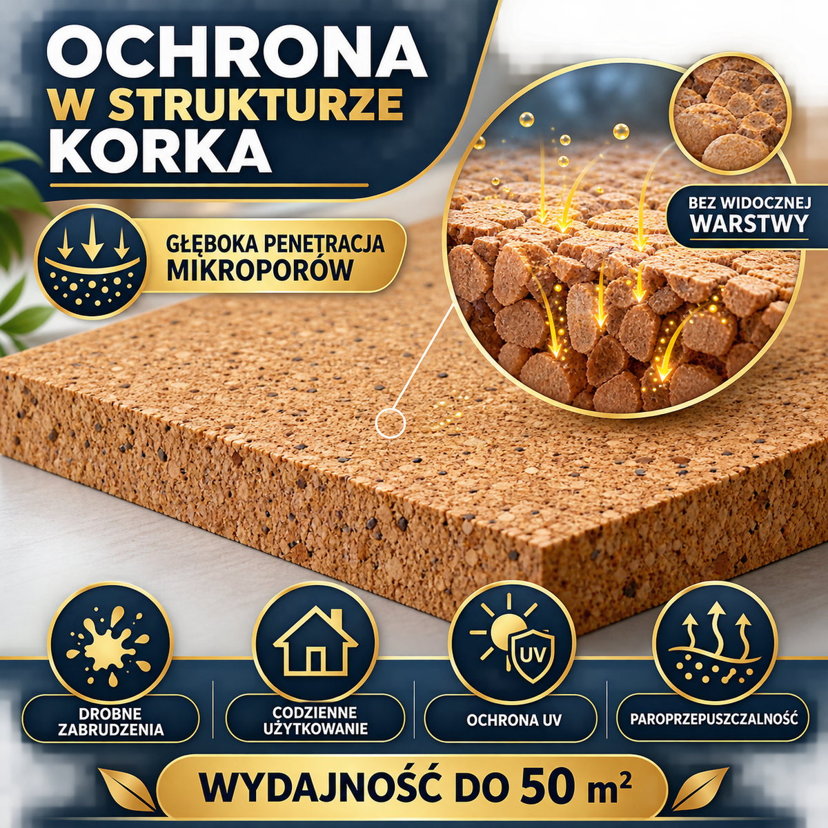 ESANDOL pro line protective coating cork panels
