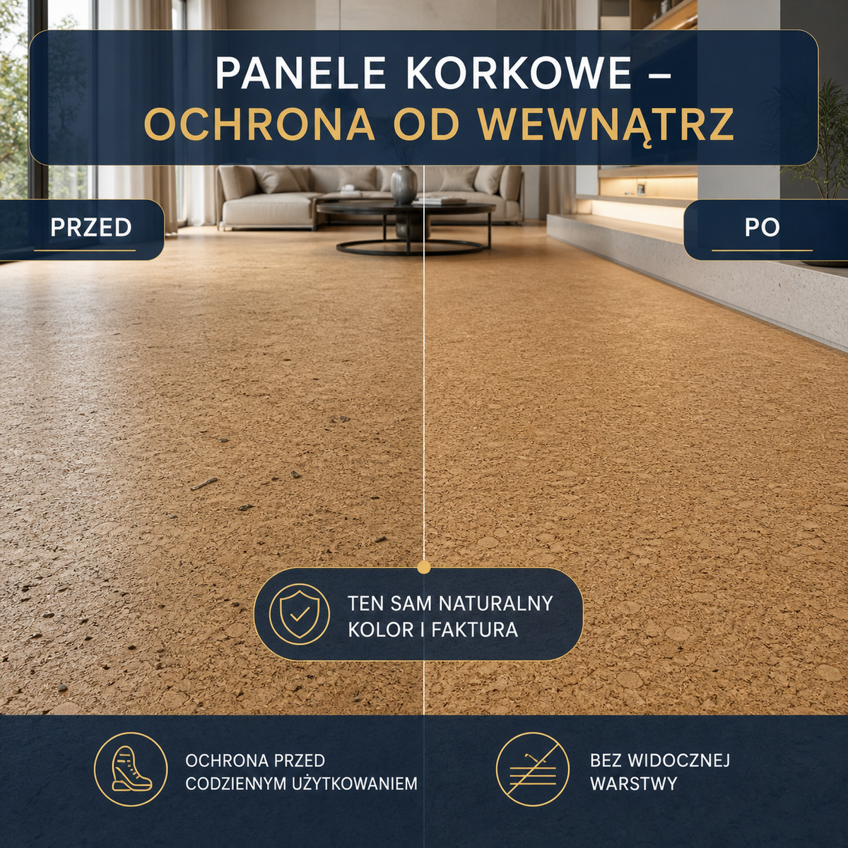 ESANDOL pro line protective coating cork panels