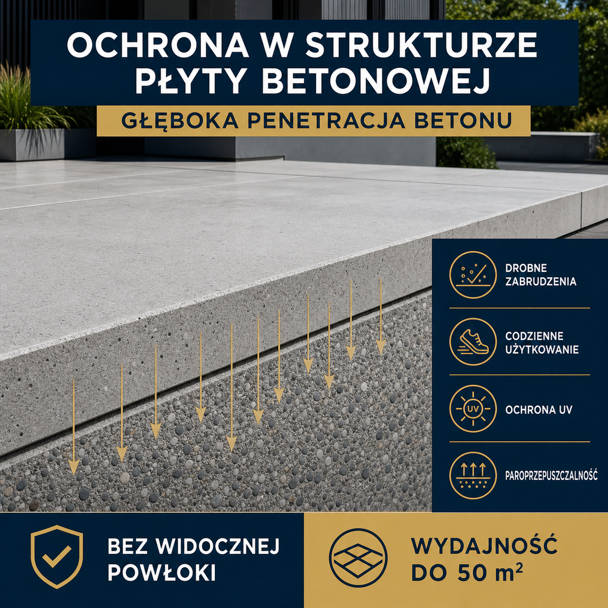 ESANDOL pro line protective coating concrete terrace tiles