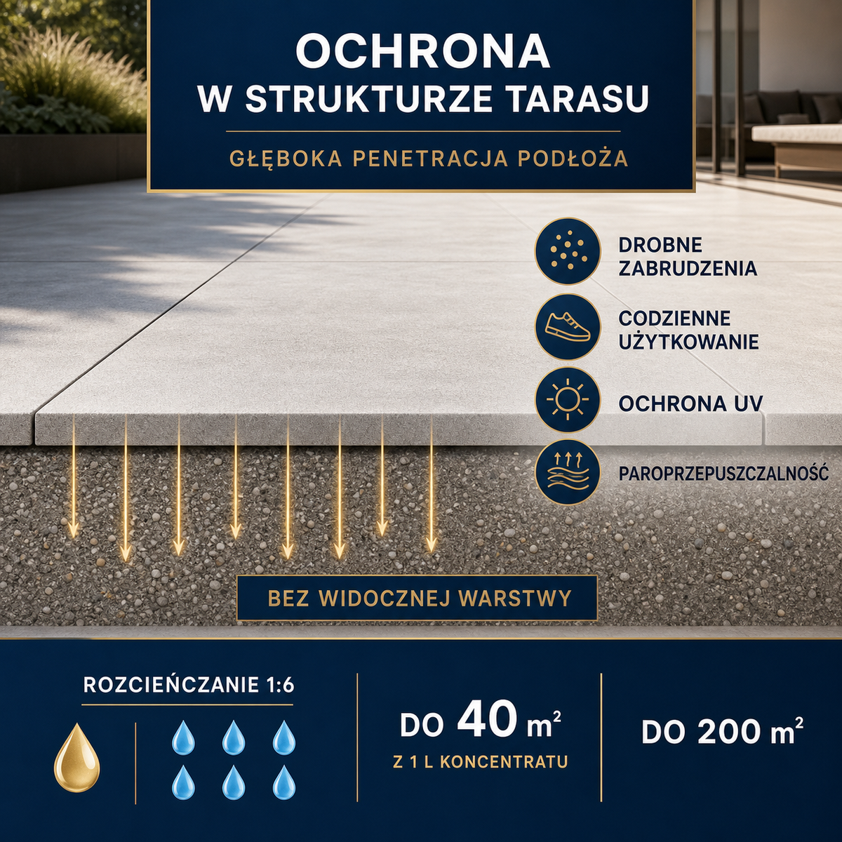 ESANDOL pro line protective coating terrace
