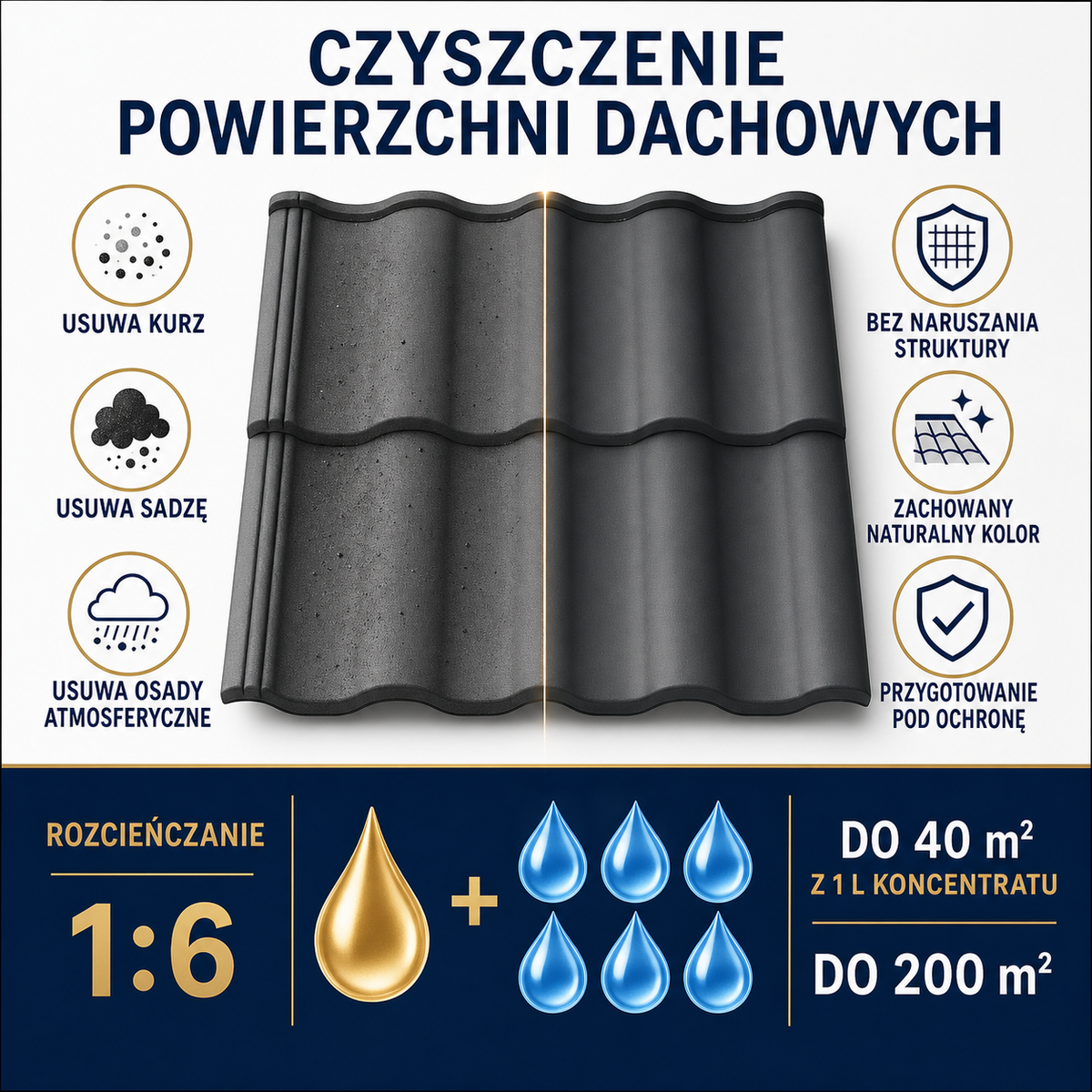 ESANDOL pro line cleaning agent for roofs