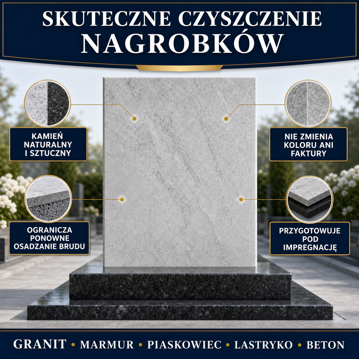 ESANDOL pro line cleaning agent for gravestones