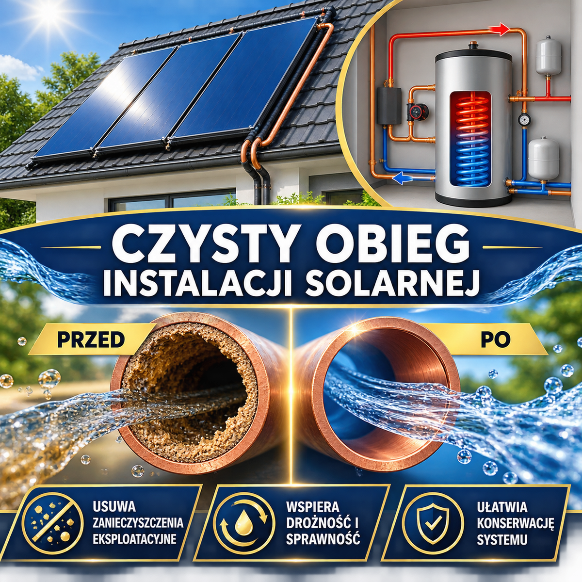 ESANDOL pro line cleaning agent for solar systems