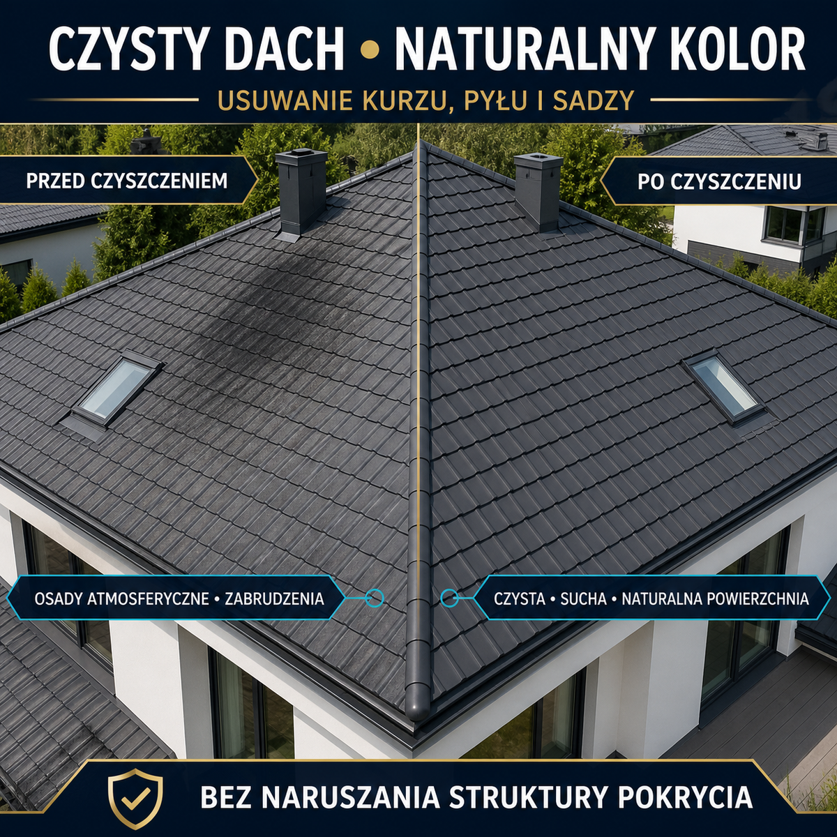 HYDROPROX roof cleaning