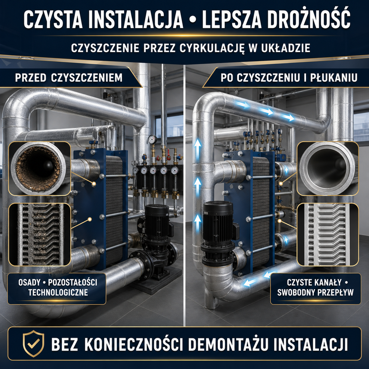 HYDROPROX heating system cleaning
