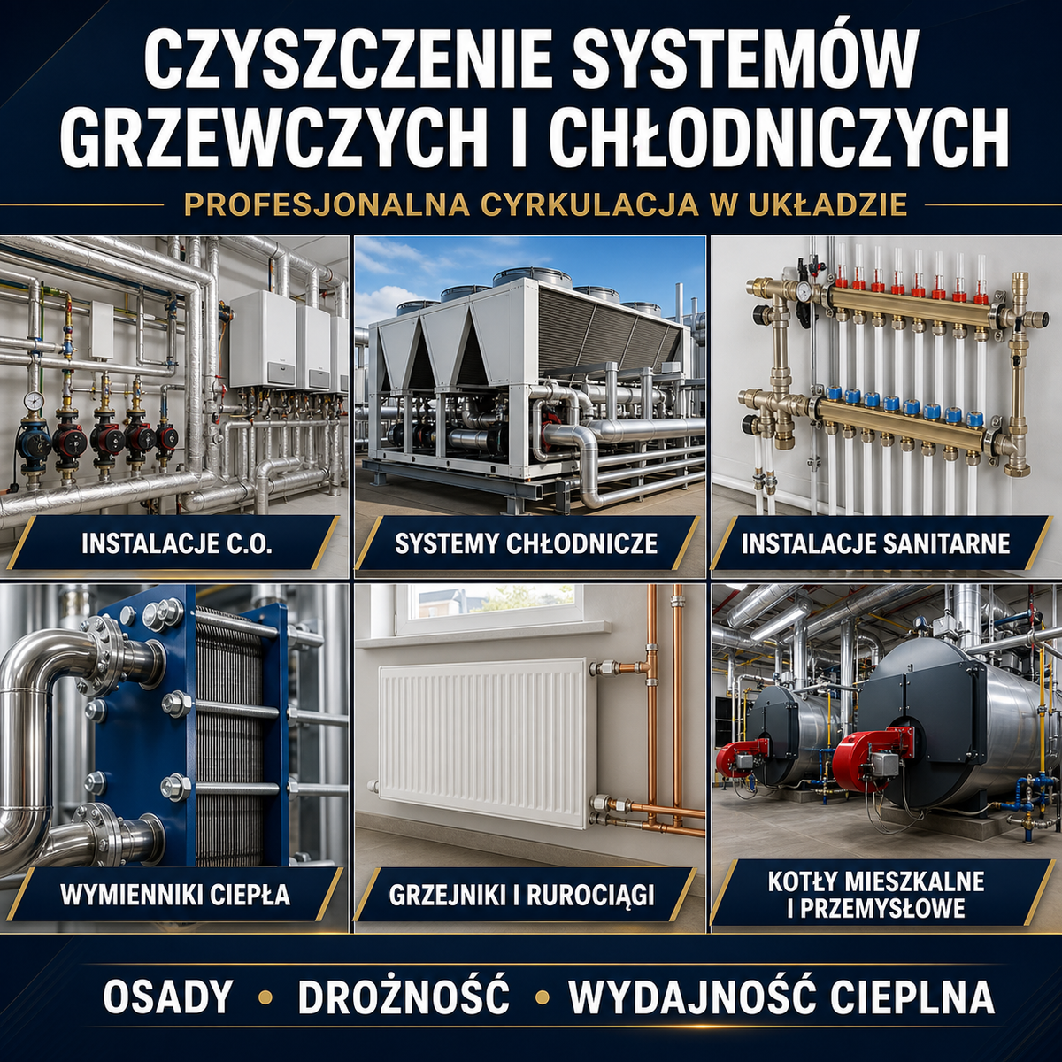 HYDROPROX heating system cleaning