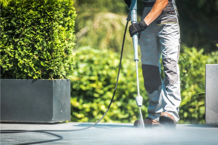HYDROPROX paving stone cleaning