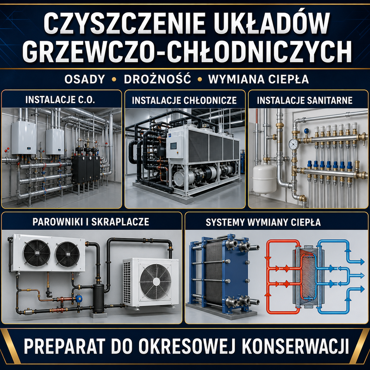 HYDROPROX evaporator and condenser cleaning