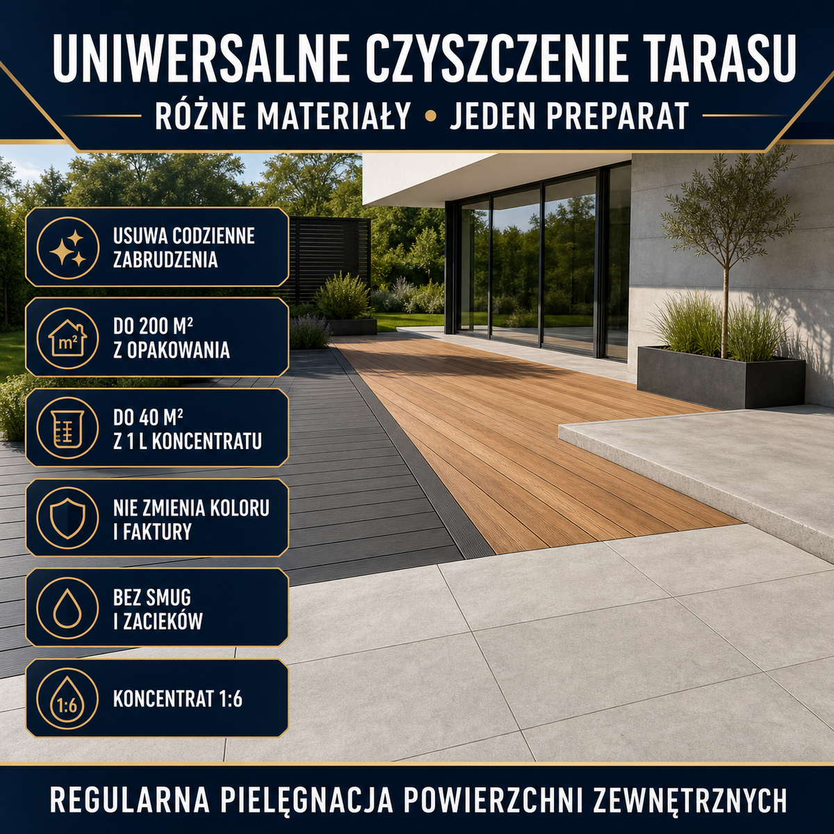 HYDROPROX terrace cleaning