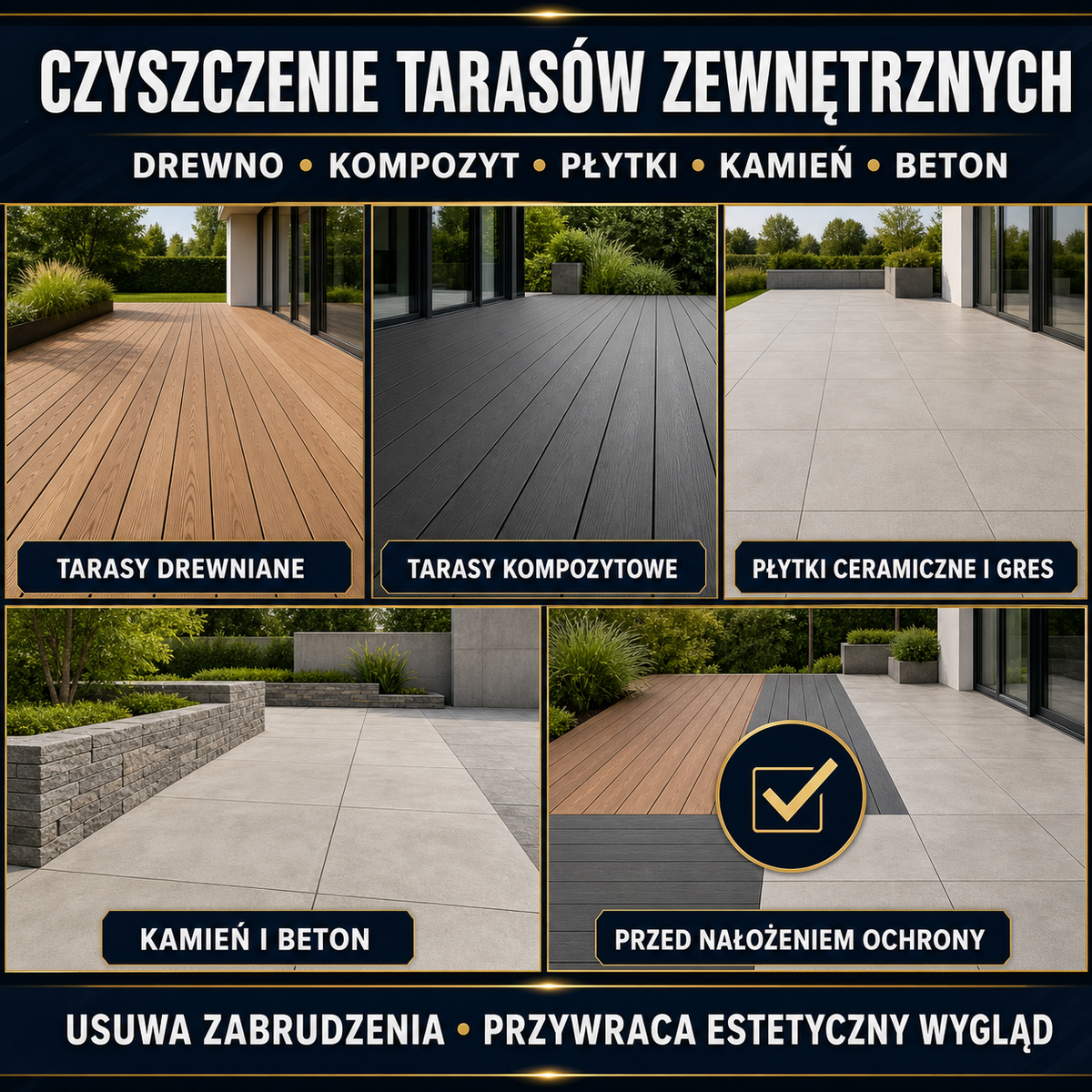 HYDROPROX terrace cleaning