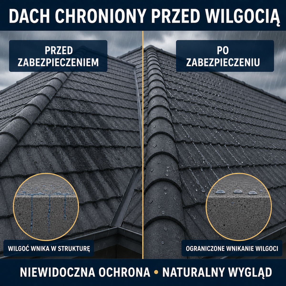 HYDROPROX anti-moisture impregnant roof
