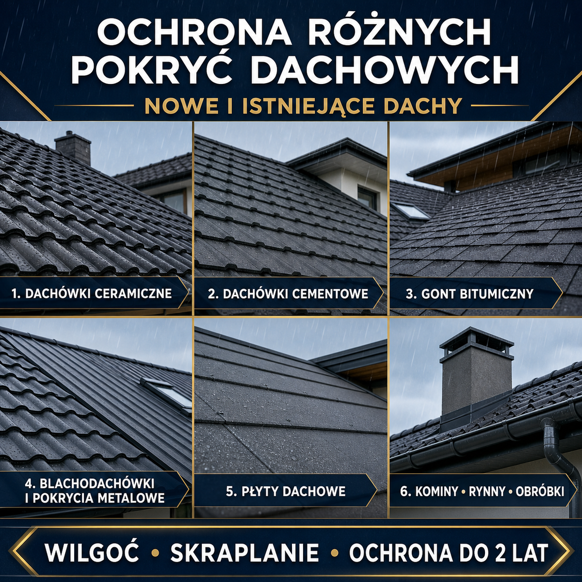 HYDROPROX anti-moisture impregnant roof