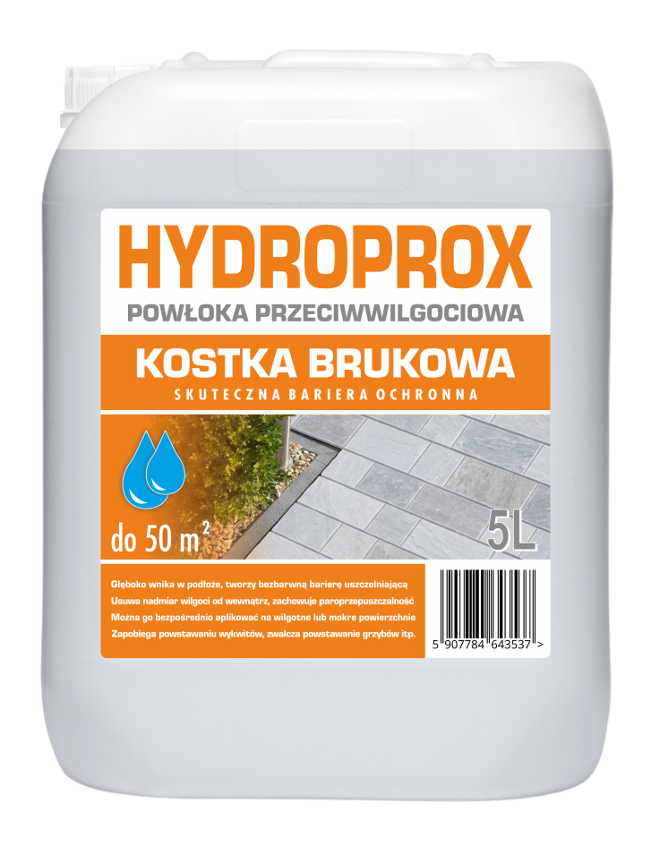 HYDROPROX anti-moisture impregnant paving stones
