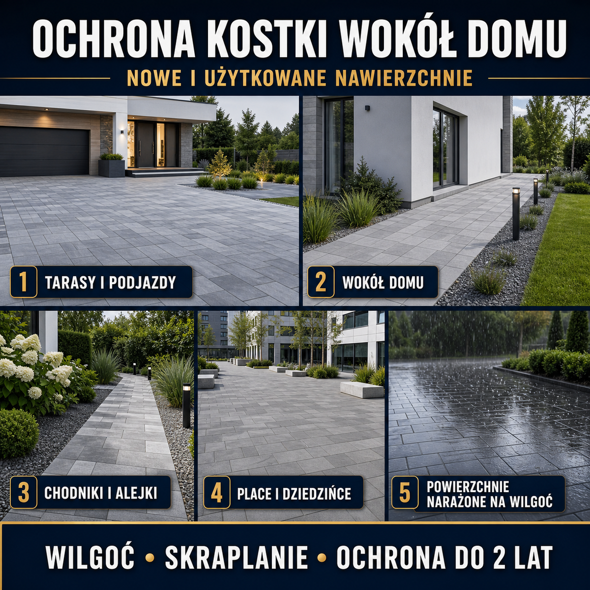 HYDROPROX anti-moisture impregnant paving stones