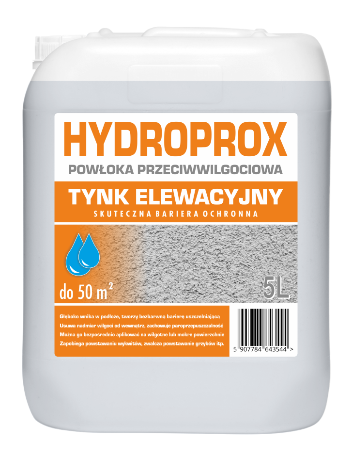 HYDROPROX anti-moisture impregnant facade plaster