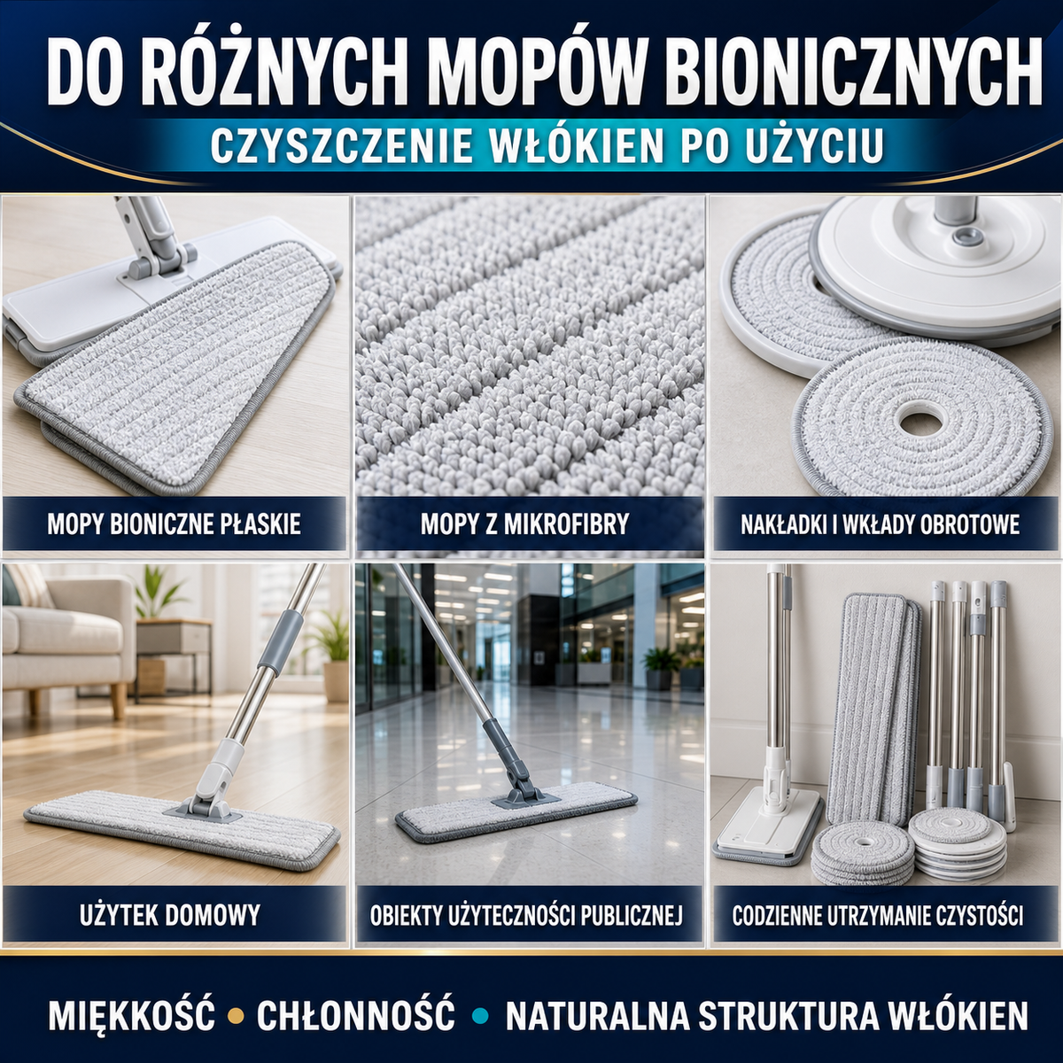 HYDROPROX cleaning fluid bionic mops