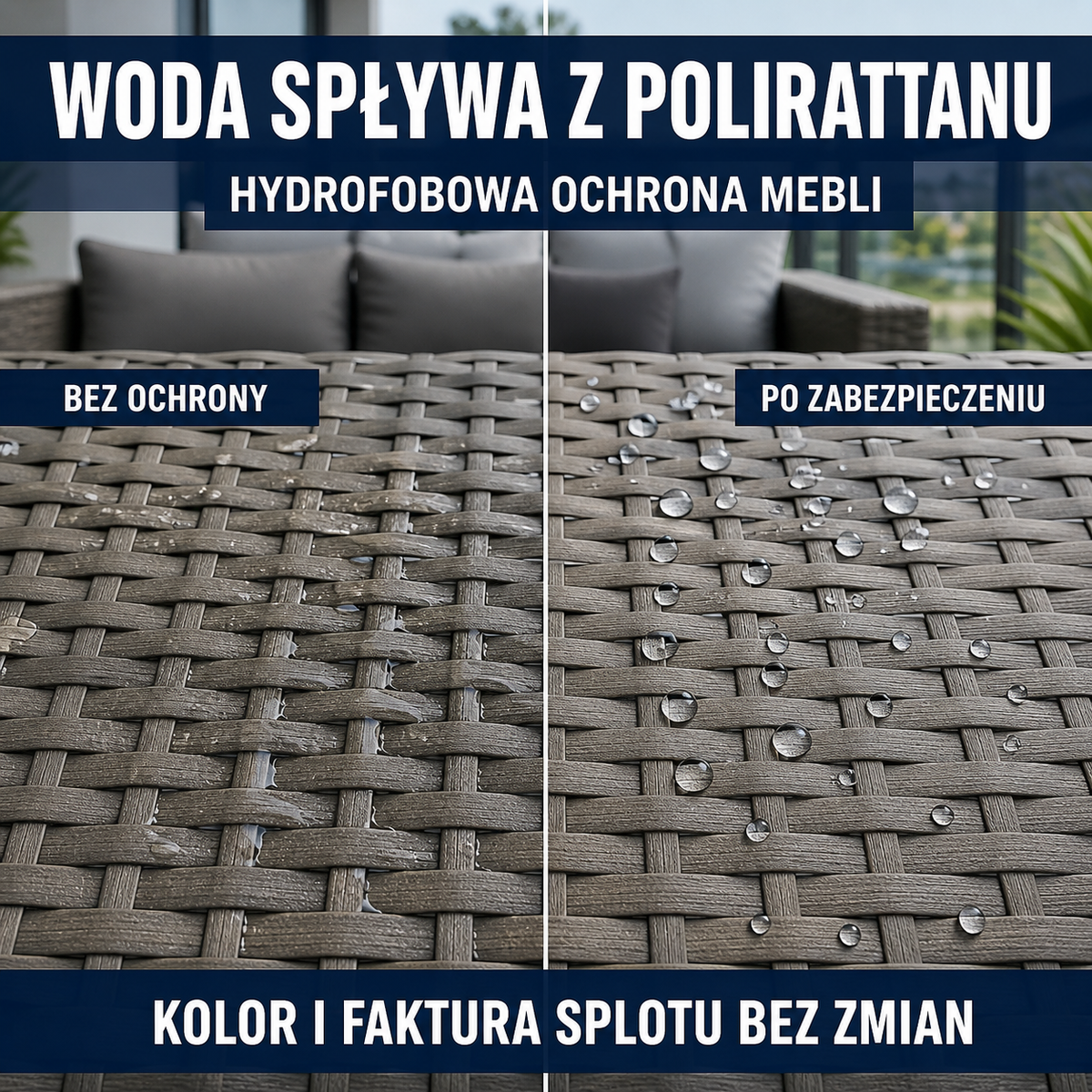 HYDROPROX hydrophobic coating polyrattan