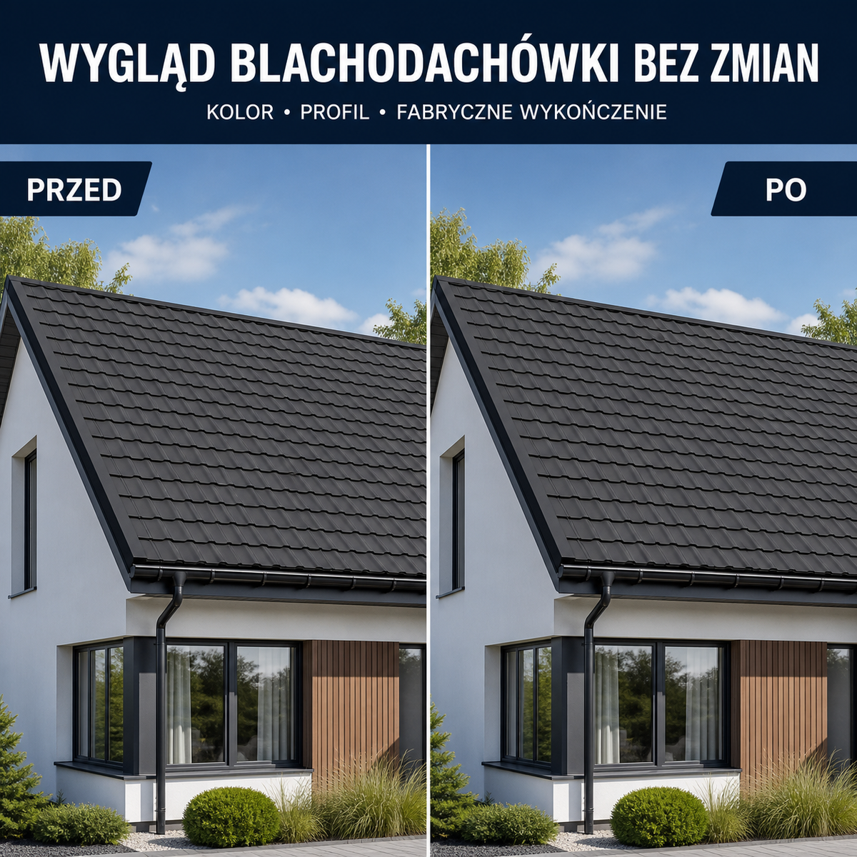 HYDROPROX protective coating metal roof tile