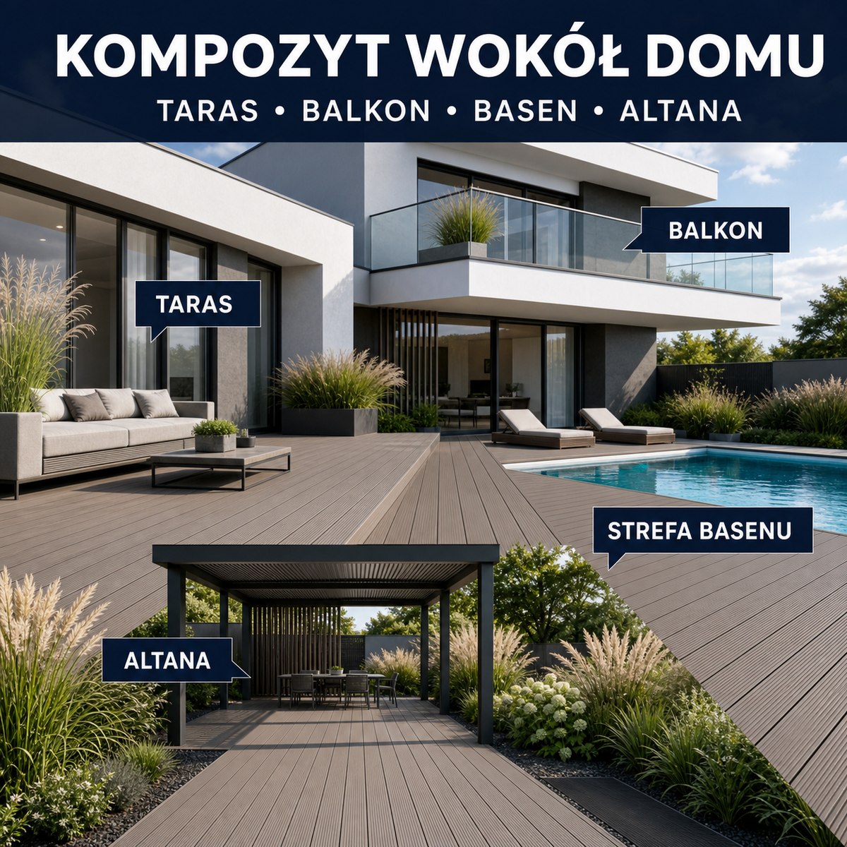 HYDROPROX protective coating composite decking boards