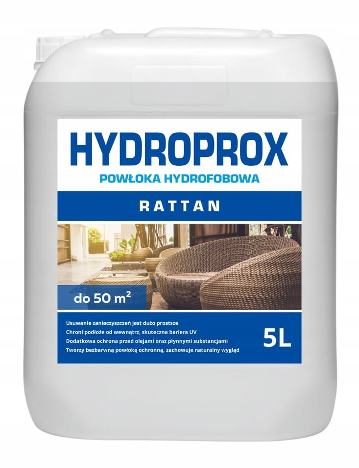 HYDROPROX hydrophobic protective coating for rattan
