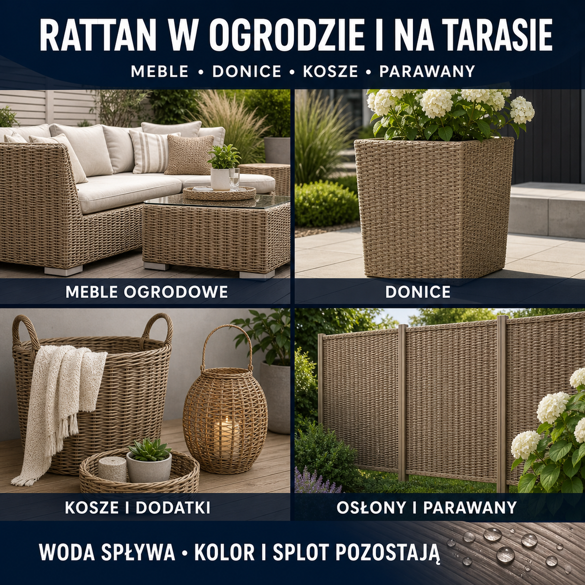 HYDROPROX hydrophobic protective coating for rattan