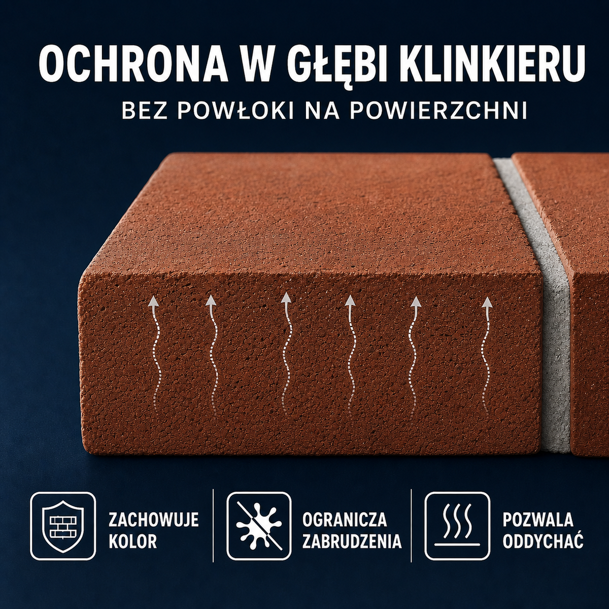 HYDROPROX protective coating clinker brick