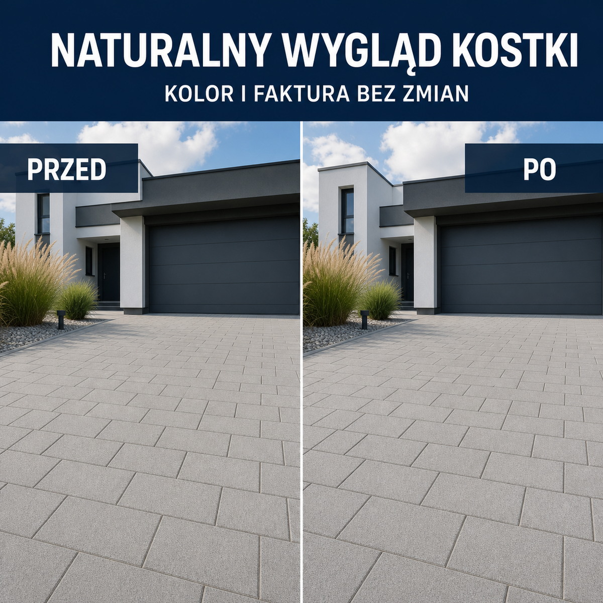HYDROPROX protective coating paving stones