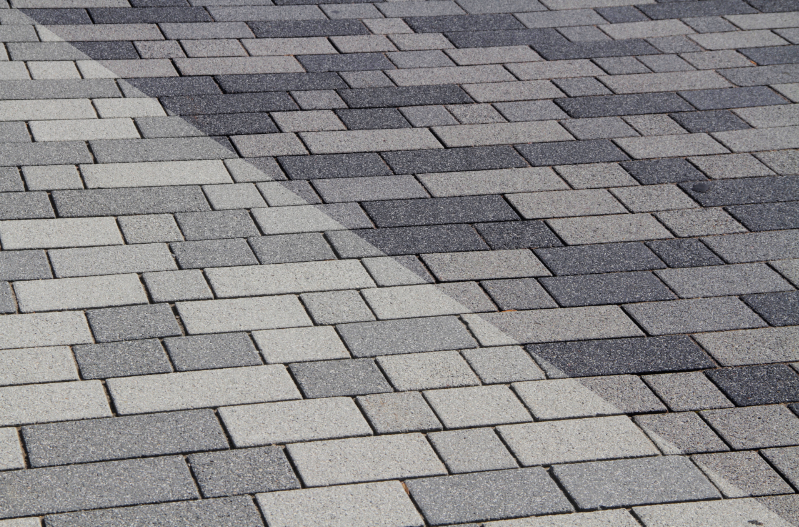 HYDROPROX protective coating wet paving stones