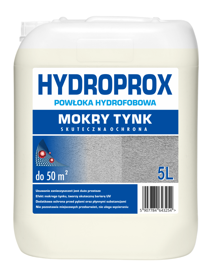 HYDROPROX protective coating wet facade plaster