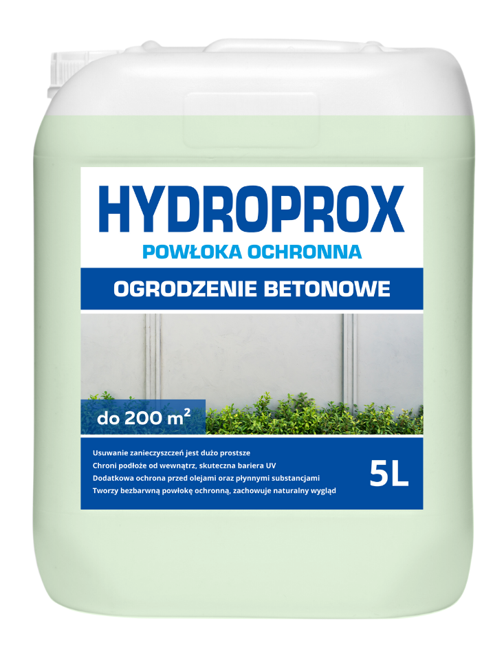 HYDROPROX protective coating concrete fence