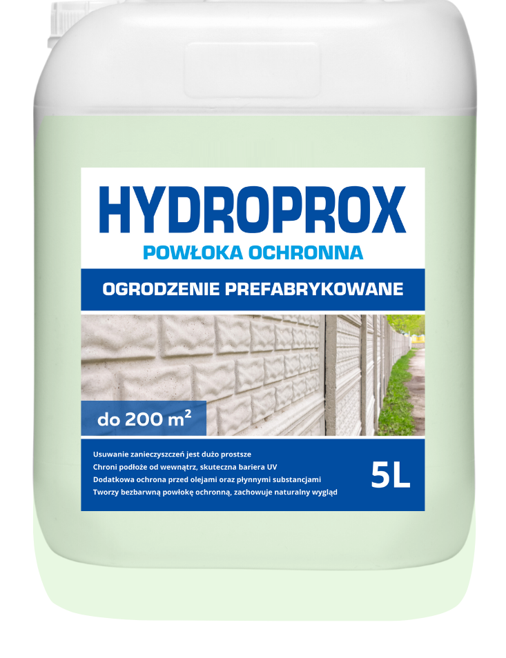 HYDROPROX protective coating prefabricated fence