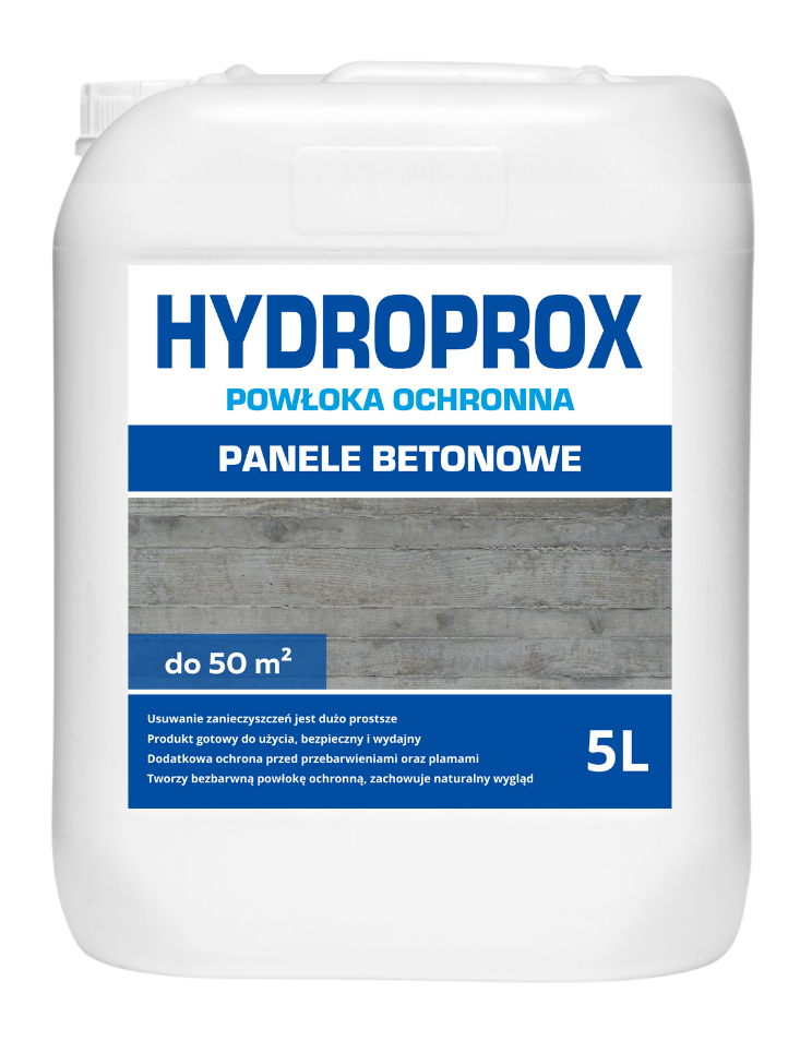 HYDROPROX protective coating concrete panels
