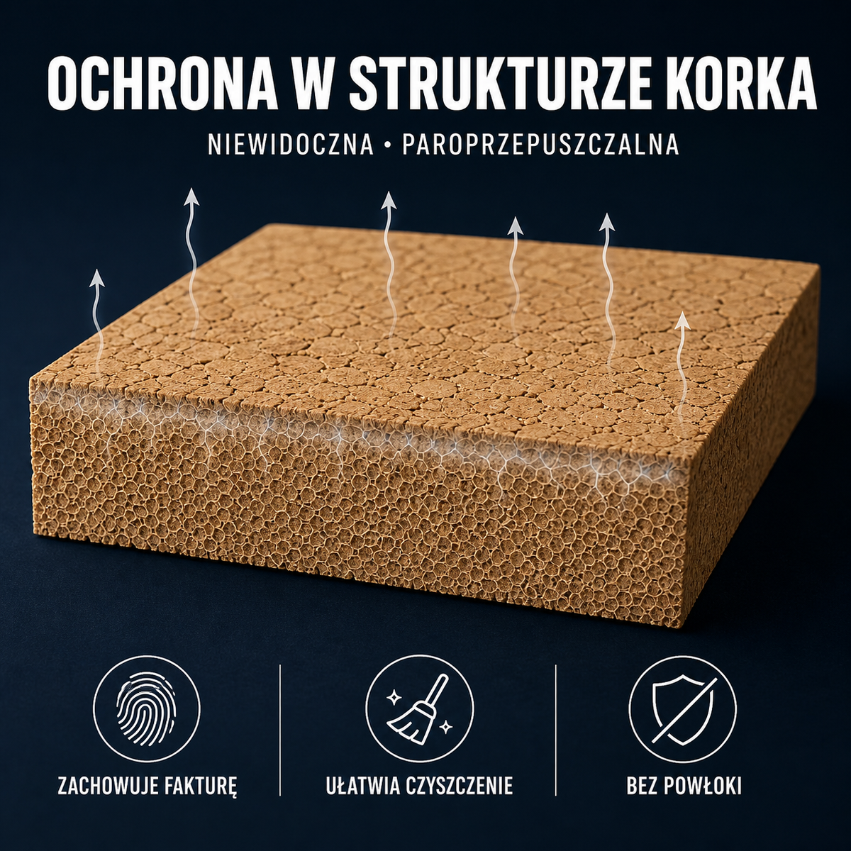 HYDROPROX protective coating cork panels