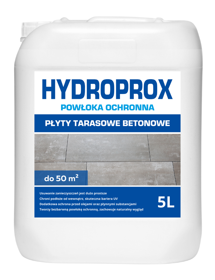 HYDROPROX protective coating concrete terrace slabs