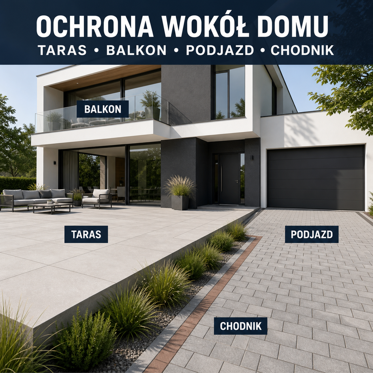HYDROPROX protective coating terrace