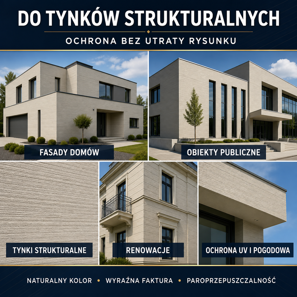 HYDROPROX protective coating textured facade plaster