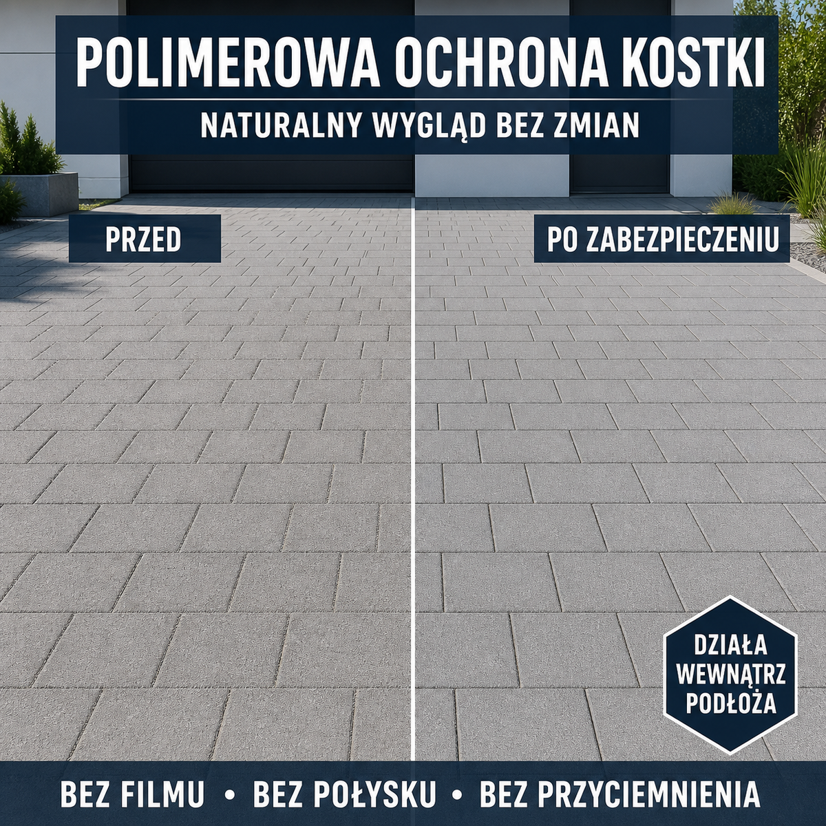 HYDROPROX polymer coating paving stones