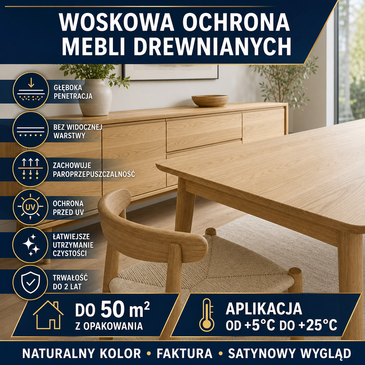 HYDROPROX wax coating wooden furniture