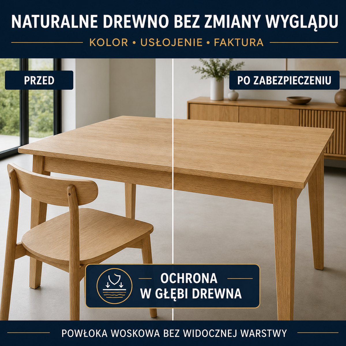 HYDROPROX wax coating wooden furniture