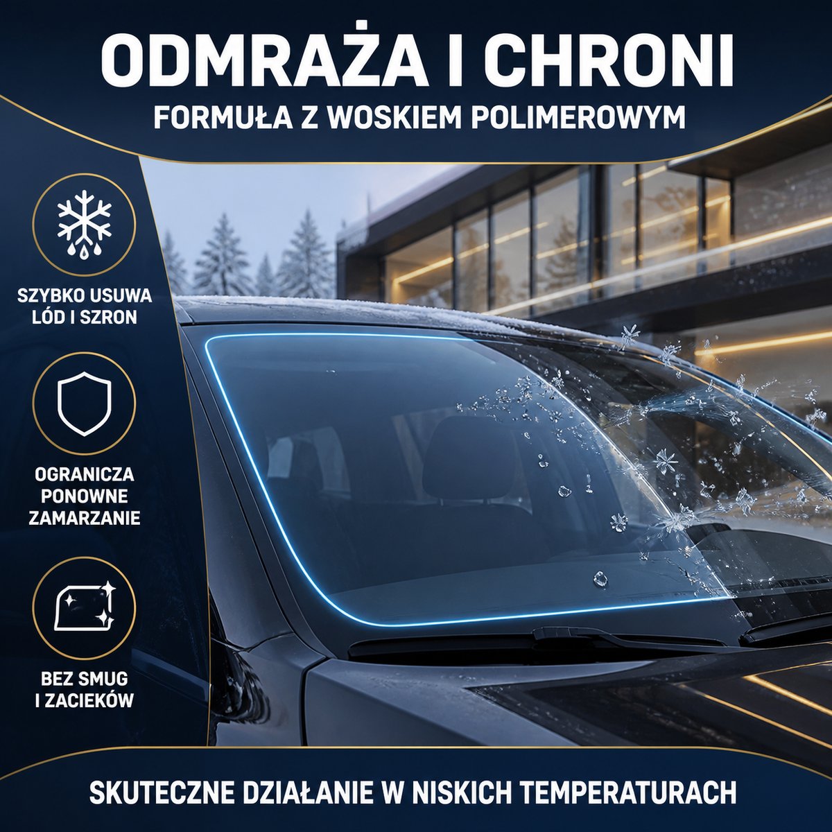 IZOMARK de-icer with polymer wax