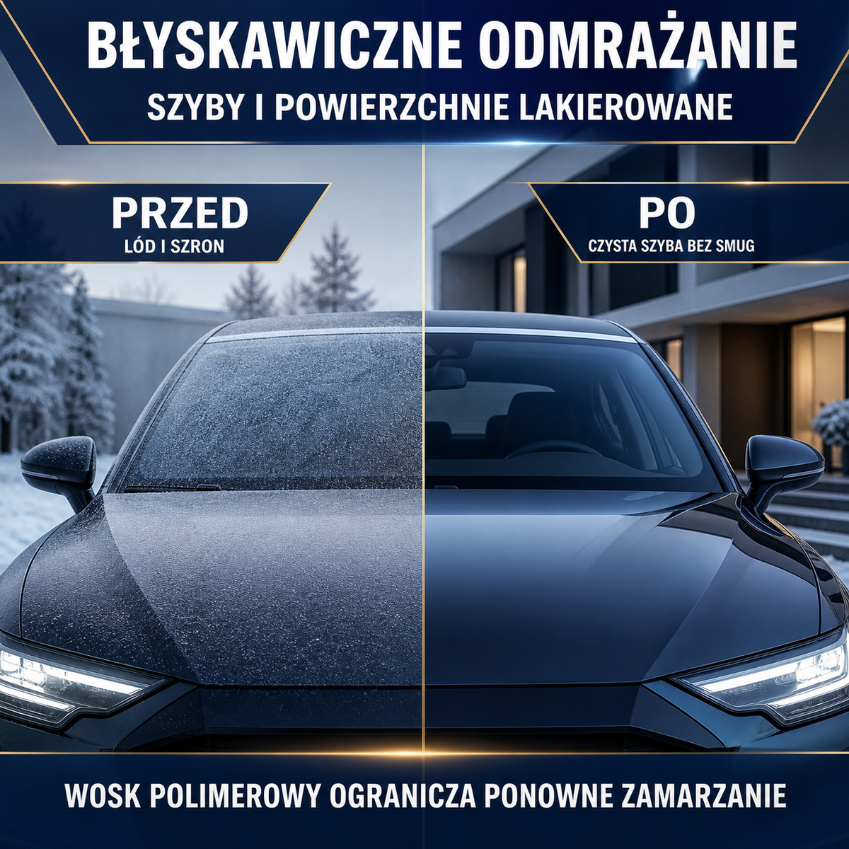 IZOMARK de-icer with polymer wax