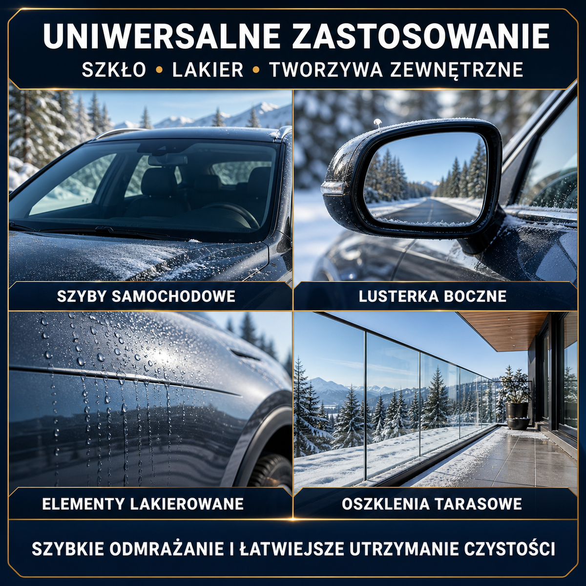 IZOMARK de-icer with polymer wax