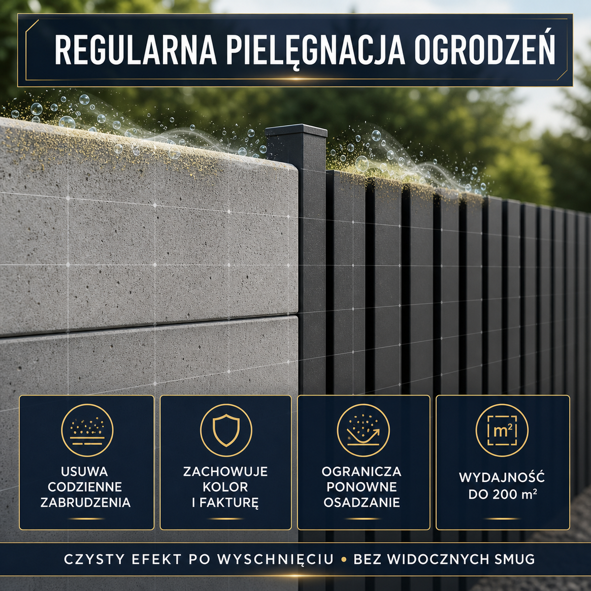 IZOMARK fence cleaning fluid