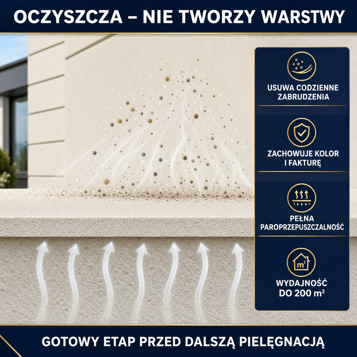 IZOMARK facade plaster cleaning liquid