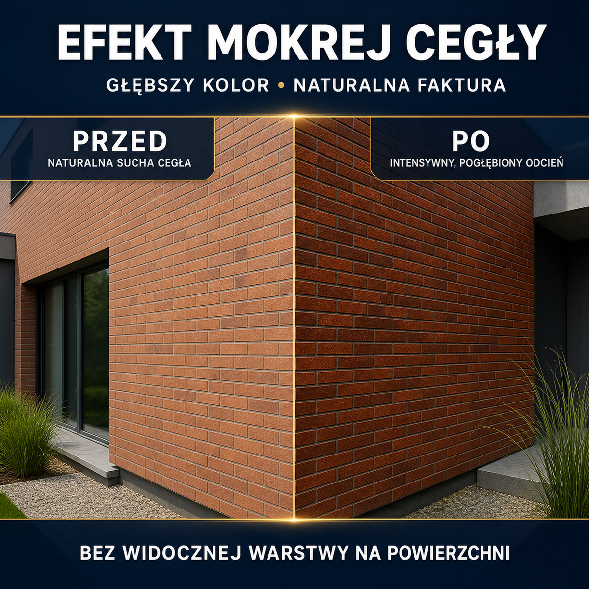 IZOMARK wet brick effect protective coating