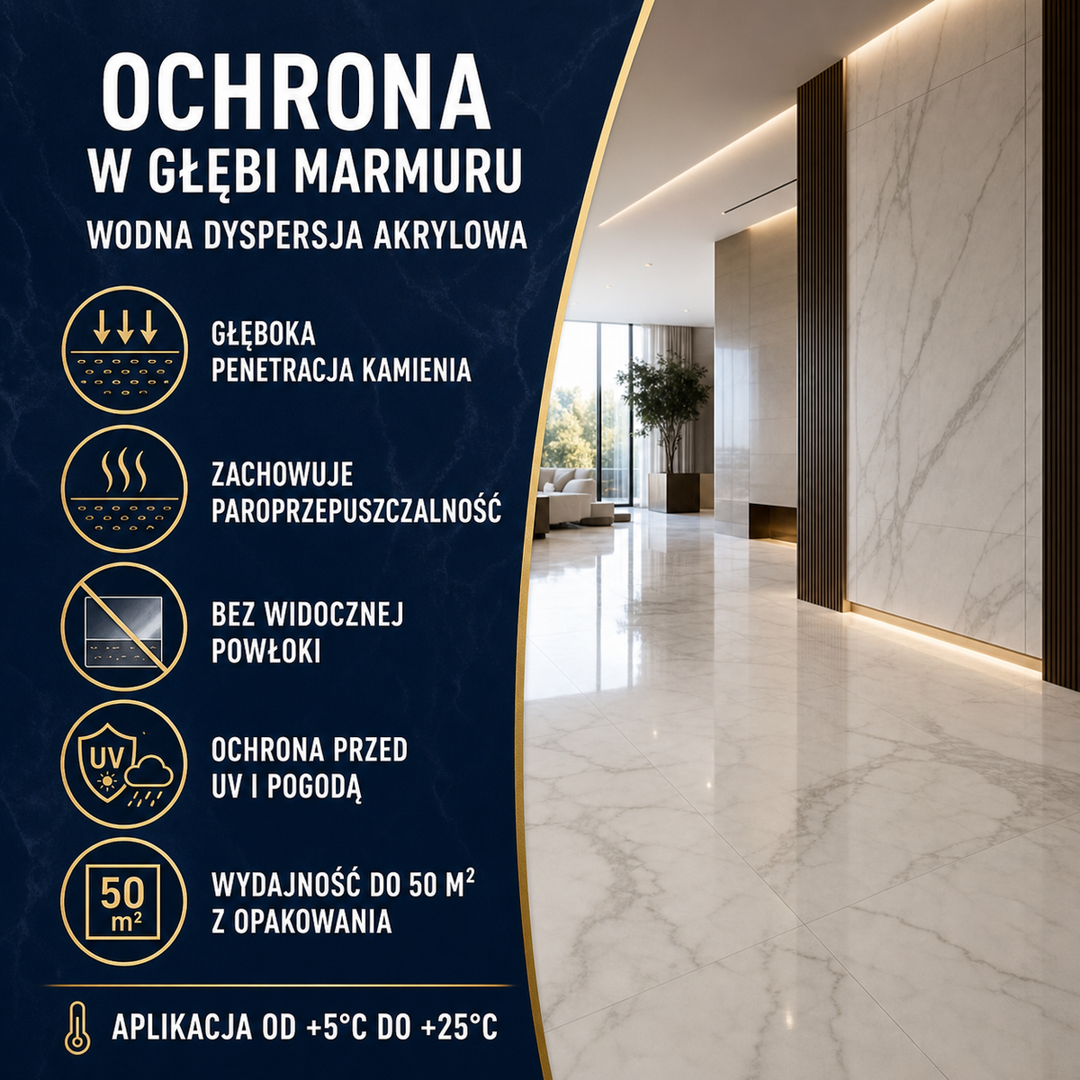 IZOMARK protective coating marble